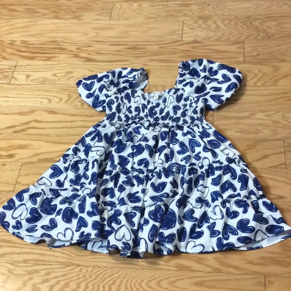 M She + Sky blue heart ruffle dress - Picture 3 of 16